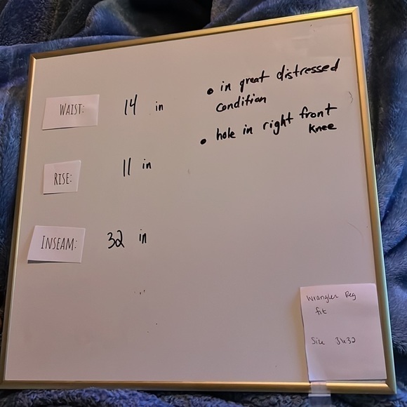 WRANGLER Regular Fit Blue Jean SZ 31x32 (1) - Picture 8 of 8